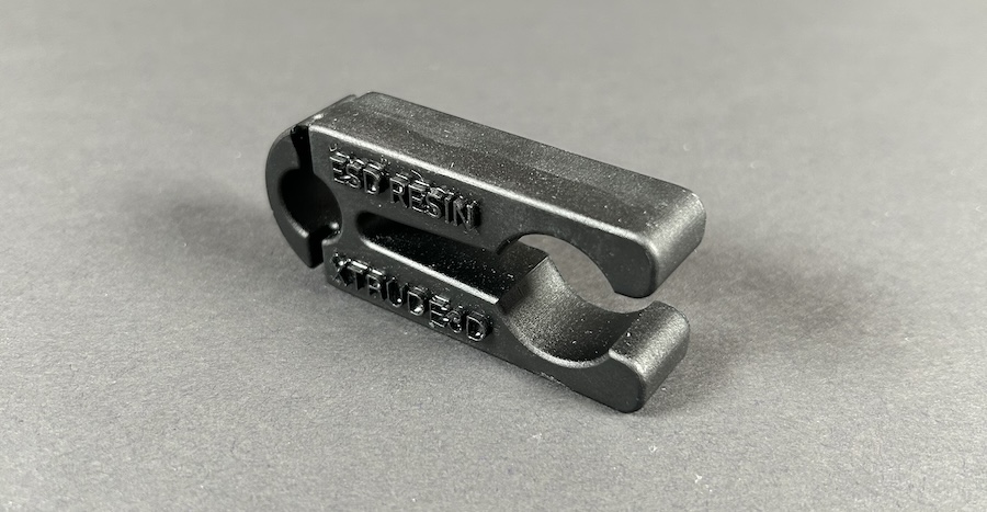 SLA-gedrucktes Bauteil aus ESD Resin.